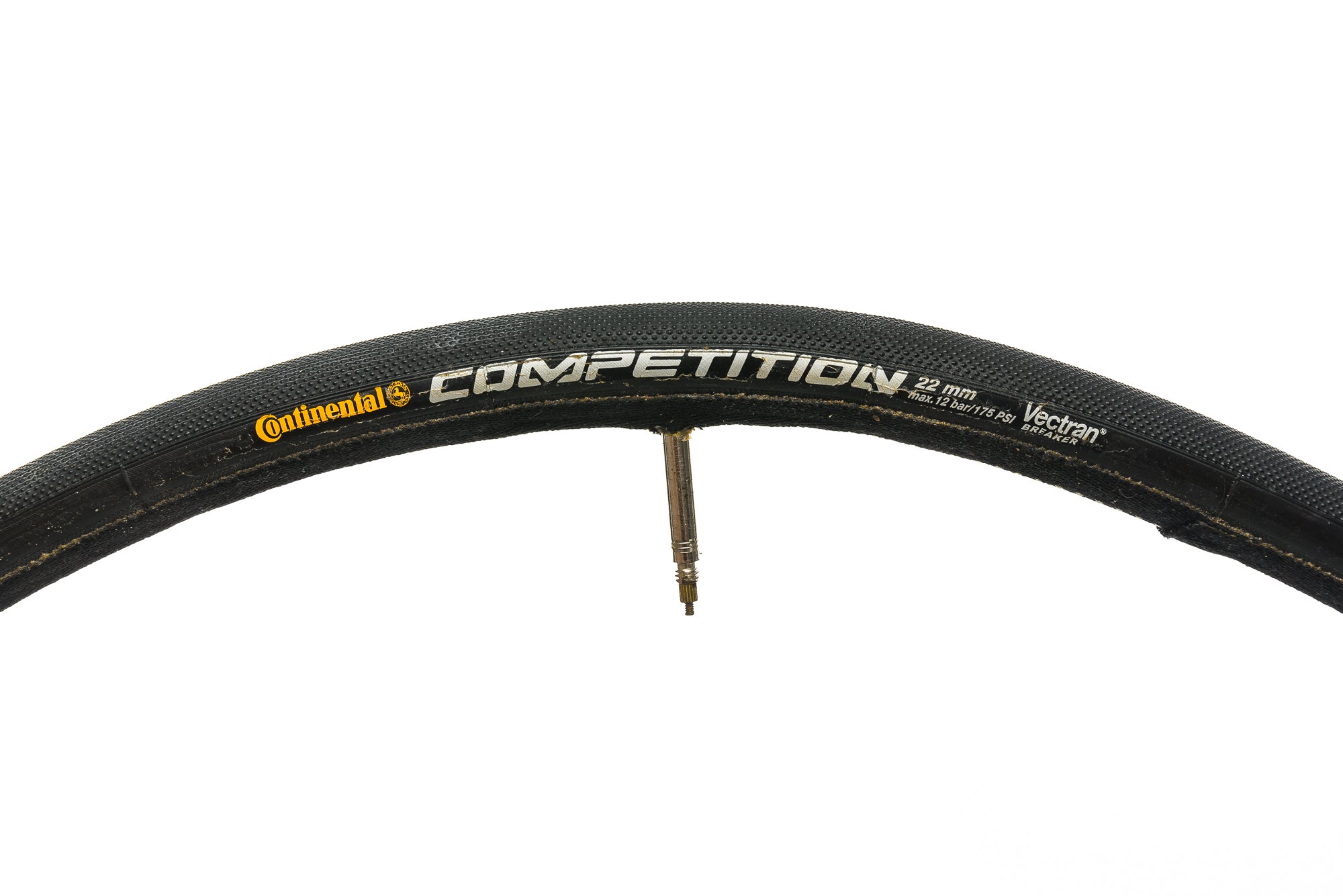 Continental Competition Tire 650x22mm Tubular 180 TPI Black Chili drive side